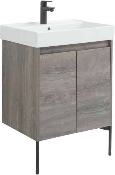 Тумба под раковину Aquanet Nova Lite 60 дуб рошелье (2 дверцы)