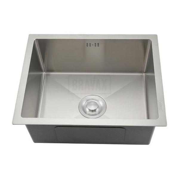 Кухонная мойка Gappo GS5040 500x400x215mm 0.8мм с коландером Сатин