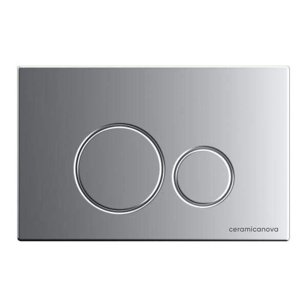 Инсталляция Ceramicanova Envision CN1001M с кнопкой смыва Round цвет хром матовый