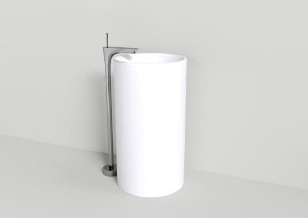 Раковина NT BAGNO NT405 VERONA 500x500 искусственный камень белый матовый