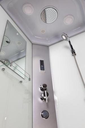 Душевая кабина Niagara NG-1101-14F 900х900х2150 низкий поддон 13см стекло матовое с полкой