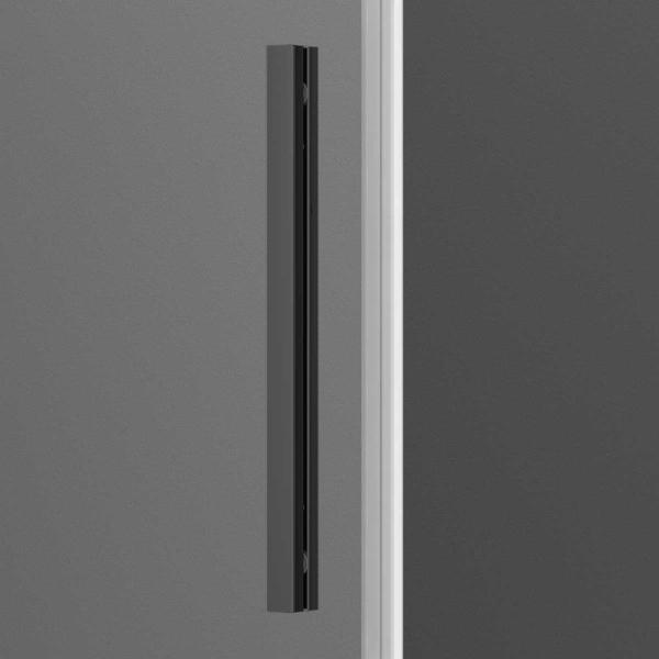 Душевая дверь Vincea Soft VDS-3SO150CLGM, 1500, вороненая сталь, стекло прозрачное