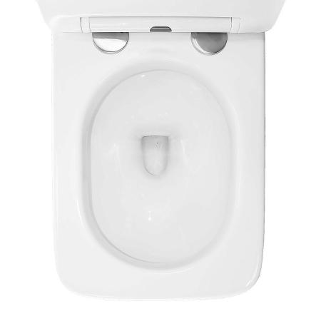 Унитаз импульсный Azario AZ-101C подвесной 360х590х380, квадратный, быстросъемное сиденье микролифт, монтажная рама в комплекте