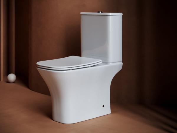 Унитаз Ceramicanova Alfa CN9002 безободковый напольный микролифт