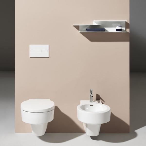 Laufen VAL Биде подвесное 530x390x430мм с 1 отв. под смеситель, без боковых отв, цвет: белый