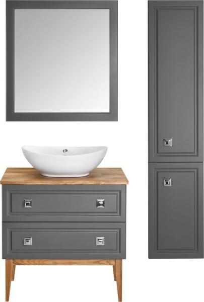 Тумба под раковину ASB-Woodline Каталина 80 "Grey"