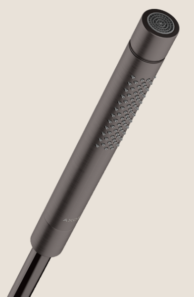 Axor Starck лейка ручная с 2-мя типами струи, цвет шлифованный черный хром