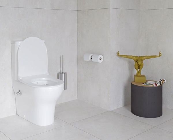 Унитаз VitrA Zentrum 9012B003-7226 60 см пристенный+ тонкое сиденье микролифт с функцией биде и встроенным смесителем