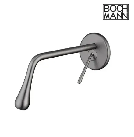 Смеситель для раковины BOCH MANN, TROPFEN-BN BM8928 встраиваемый, матовый никель