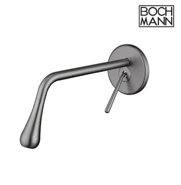 Смеситель для раковины BOCH MANN, TROPFEN-BN BM8928 встраиваемый, матовый никель
