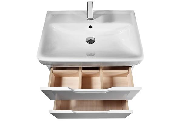 Тумба под раковину Dreja Q 55 99.0008 напольная цвет белый