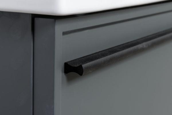 Тумба под раковину LA FENICE Elba Grigio TWIN серый 80 FNC-01-ELB-G-80-2 серый матовый зелёный матовый