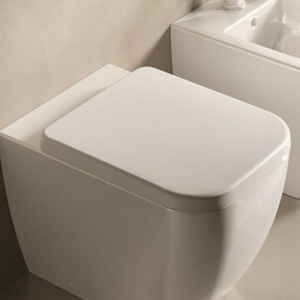 Сиденье для унитаза Hatria BIANCA Y1VB01 с крышкой, белое