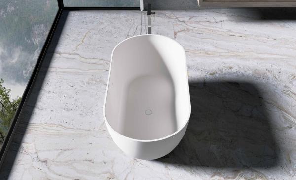 Ванна Vincea VBT-4S04MW 1700х800х560 Solid Surface белый матовый