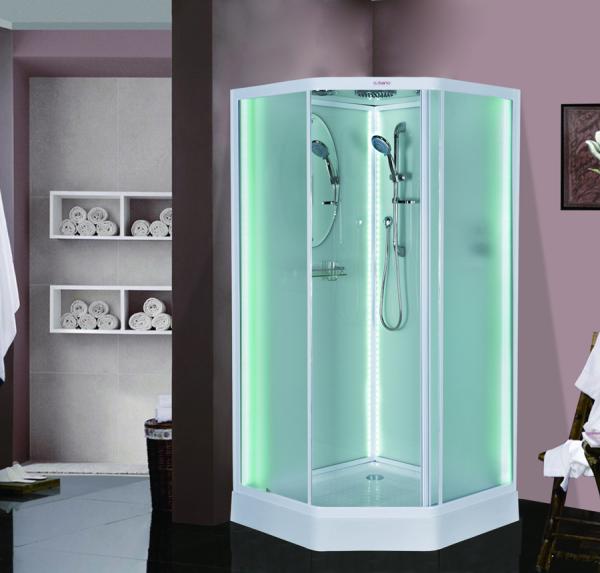 Душевая кабина Esbano Led ES-L90PR, 90x90 см