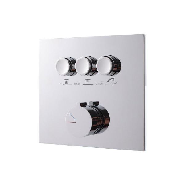 Встраиваемый смеситель Vincea для душа VSCV-431CH трехфункциональный, хром