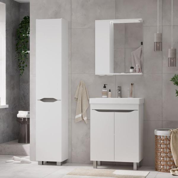 Пенал для ванной напольный Volna Lake 35