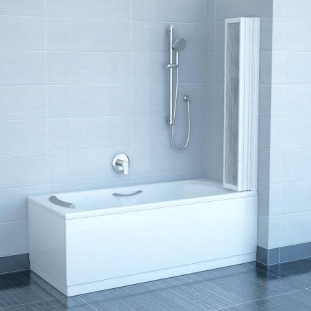 Шторка на ванну Ravak VS5 794E010041 белая+Раин
