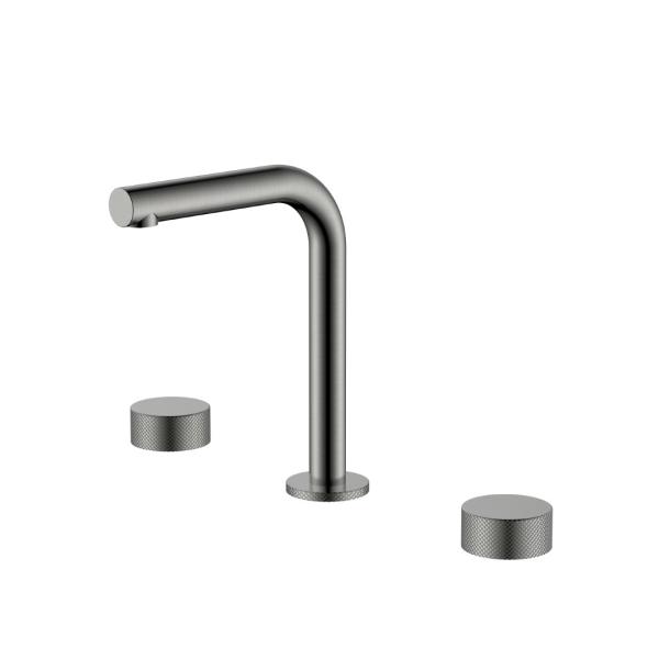 Смеситель на столешницу Boheme STICK TOUCH на 3 отв. Gun Metal 152-GM.2