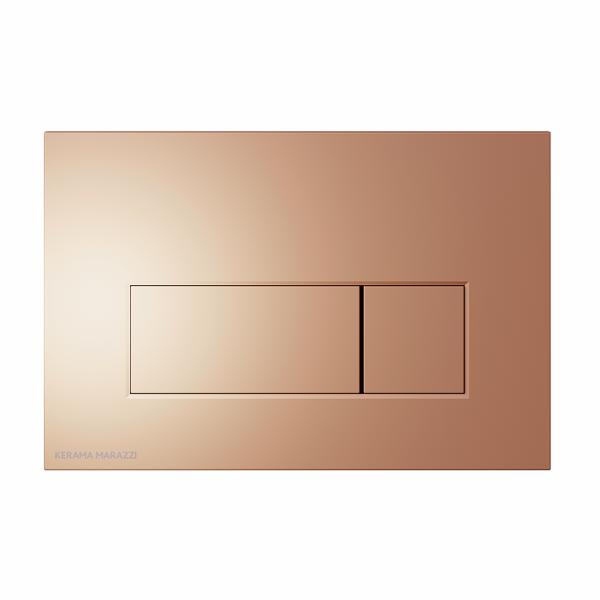 Кнопка управления Kerama Marazzi M57KM.RGM для скрытых систем инсталляции, розовое матовое золото