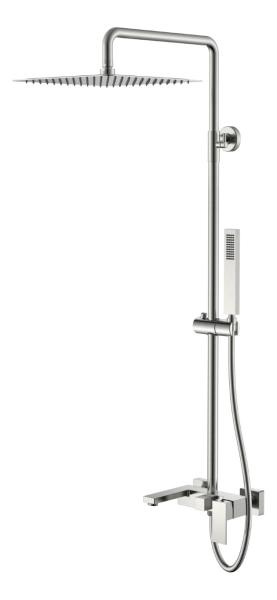 Стойка для душа Boheme QUBIC Nikel Brush 478-NB