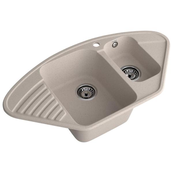 Кухонная мойка GranFest QUARZ 14, песочный