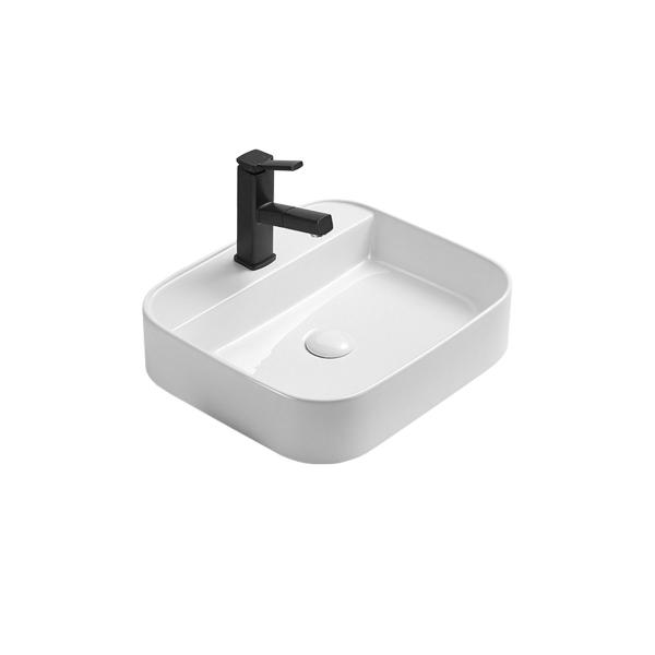 Раковина Vincea VBS-50550, 500*400*110, накладная, цвет белый фарфор