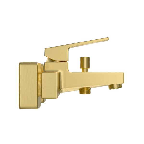 Смеситель VitrA Minimax Square  A4352025EXP настенный однорычажный брашированное золото латунь