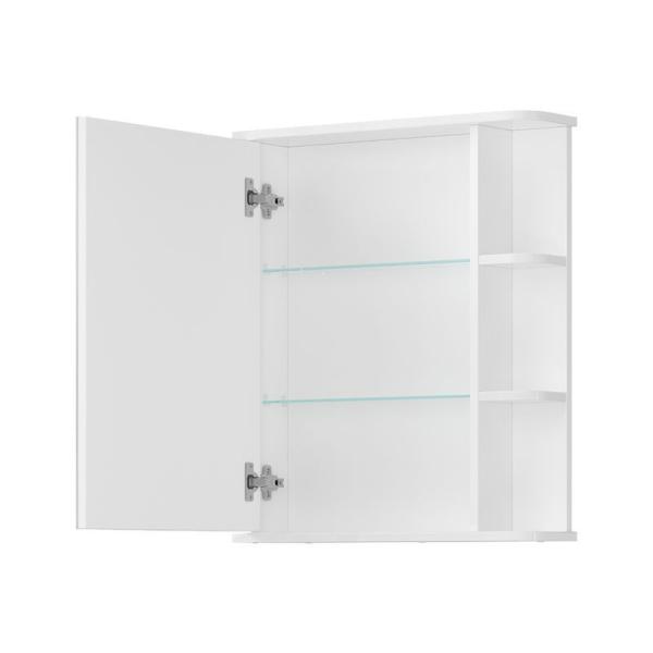 Шкаф зеркальный Twing 60 белый глянец