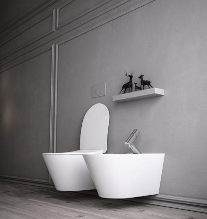 Унитаз подвесной с функцией биде Boheme Avva 972-2-MW Белый матовый (без крышки)