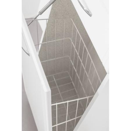 Пенал для ванной Style Line Эко Стандарт 48 с бельевой корзиной напольный с ящиком