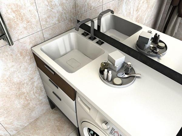 Раковина над стиральной машиной Madera Kamilla 110, левая