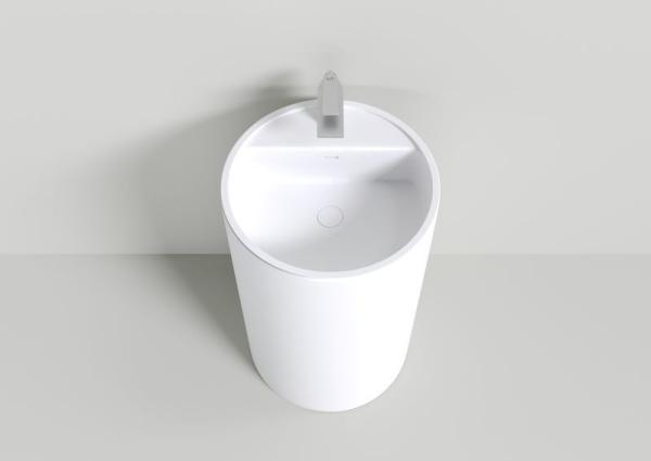 Раковина NT BAGNO NT607 LODI 470x470 искусственный камень белый матовый