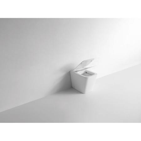 Унитаз CeramaLux NS-3170 54 см приставной безободковый микролифт