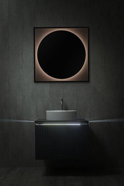 Зеркало Silver Mirrors Mone 800х800 теплый свет 3000К, бегущая подсветка, бесконтактный сенсор