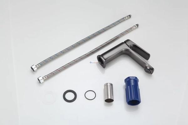 Смеситель для раковин Frap F1086-9 оружейная сталь