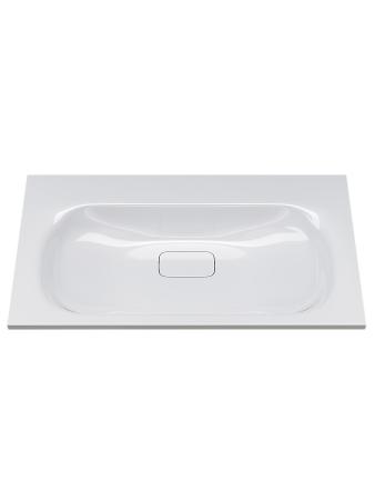 Раковина Uperwood Sunrise Rsunrise80wg0 80 см белая глянцевая без отверстия под смеситель