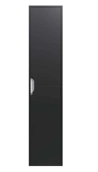 Шкаф-пенал для ванной Uperwood Modul, подвесной, с дверцами, матовый, черный