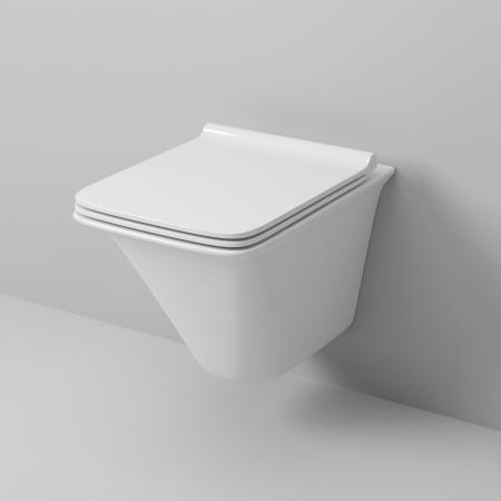 Унитаз Grossman GR-4413S (510*355*370) подвесной безободковый с тонкой крышкой