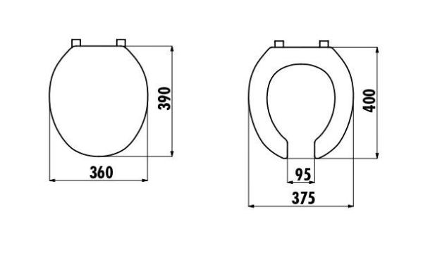 CREAVIT Крышка дуропласт с микролифтом KC0403.01.0000E