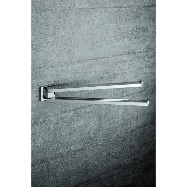 Полотенцедержатель Colombo Basic Q B3712 33.4см двойной поворотный, хром