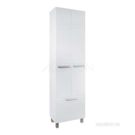AQUATON Пенал Альтаир 50 см с корзиной для белья 1A041803AR010