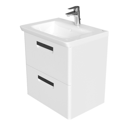 Roca The Gap Original Тумба подвесная 60x41x60см, с 2 ящиками, цвет: белый