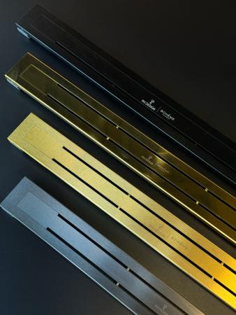 Душевой лоток Boheme Premium Trendy 80см, нерж.сталь GUN METAL 983-80-GM