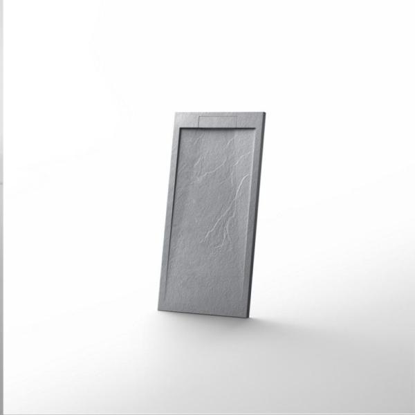 Поддон серый 100x100 литьевой мрамор Esbano ESP-LX100G