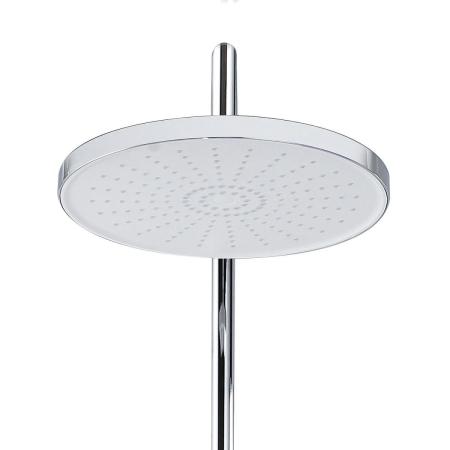 Душевая колонна Azario ARIZONA со смесителем для ванны, с поворотным изливом, круглая, хром (AZ-20R)