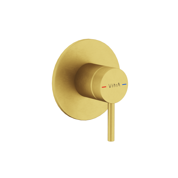 Смеситель VitrA Minimax Round  A4371025EXP встраиваемый брашированное золото