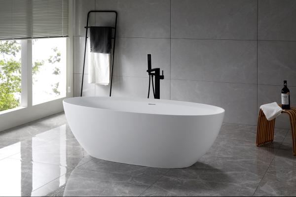 Ванна Vincea VBT-4S01MW 1700х760х560 Solid Surface белый матовый