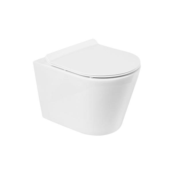 Унитаз Belbagno FLAY-R BB053CHR подвесной безободковый