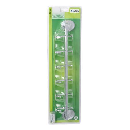 Планка с шестью крючками FIXSEN EUROPA FX-21805-6, хром